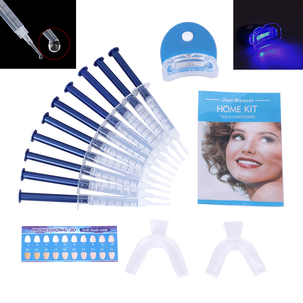Teeth Whitening Device - 1 conjunto de clareamento dental com