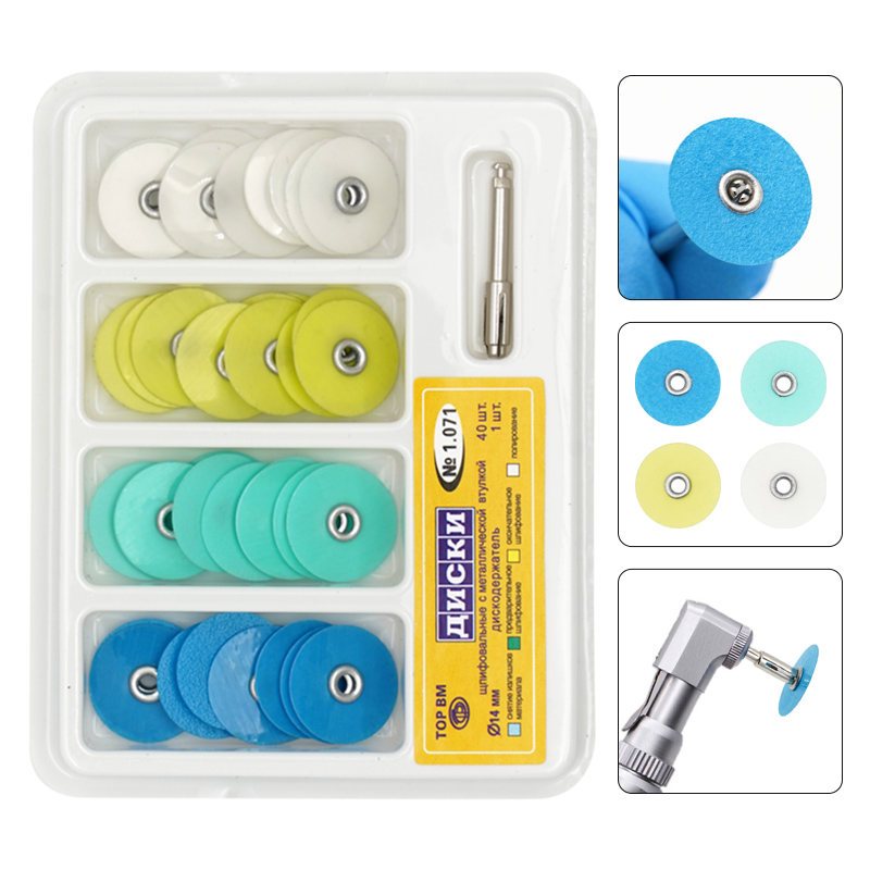 Teeth Whitening Express - 40 pçs/caixa discos de polimento dental