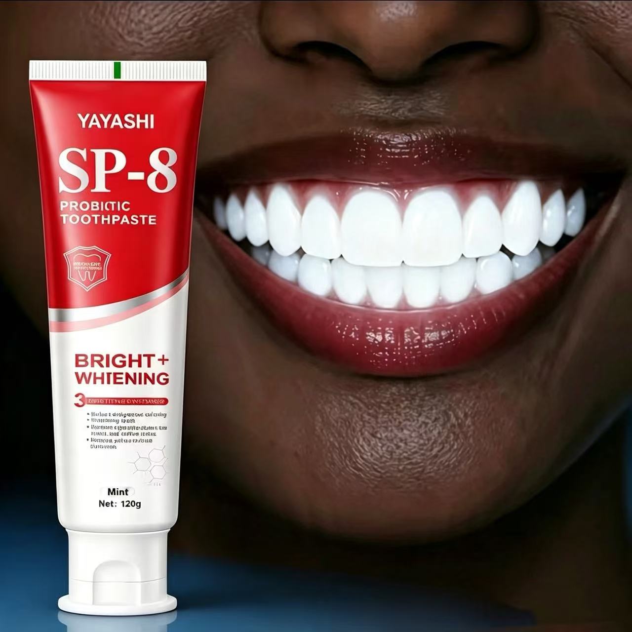 Teeth Whitening Cream - YAYASHI SP-8 Probiótico para Clareamento e