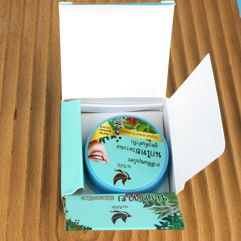 Pó Dental Herbal NOKTHAI 25g,  - Teeth Whitening In Thailand avaliação e preço