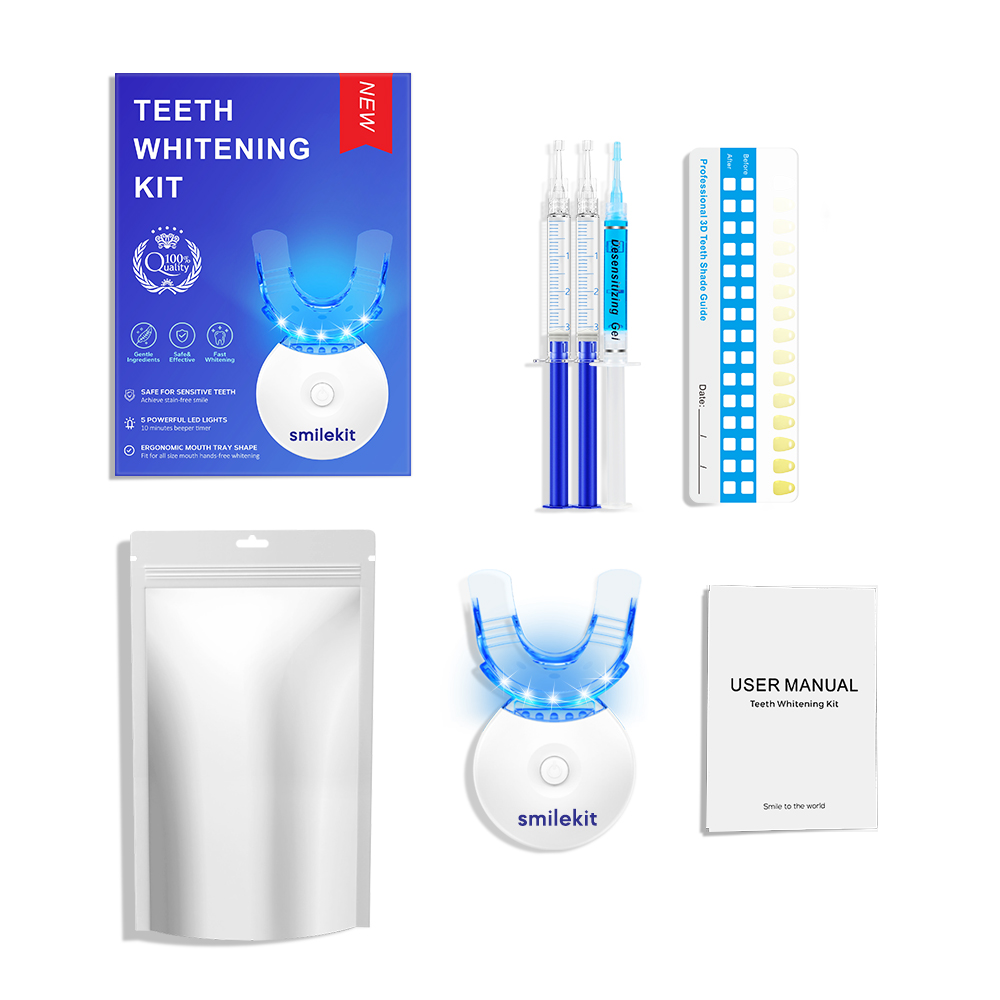 Kit de clareamento dental - 5X - Teeth Whitening Before And After avaliação e preço