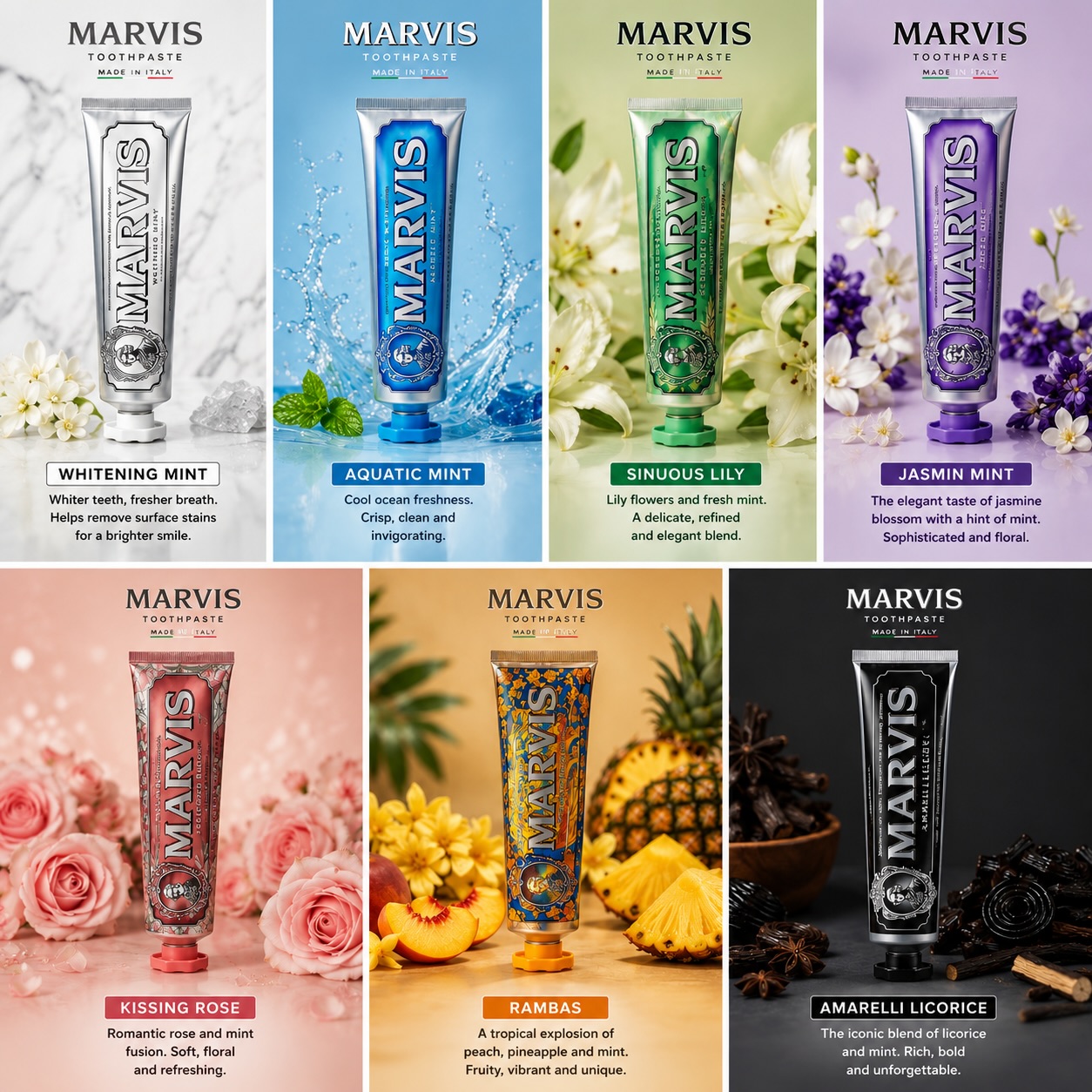Pasta de Dente Marvis Whitenin - Teeth Whitening Marvis Toothpaste avaliação e preço