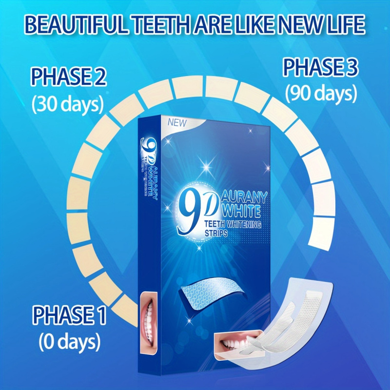 21 pares de tiras de clareamen - Teeth Whitening Near Me avaliação e preço