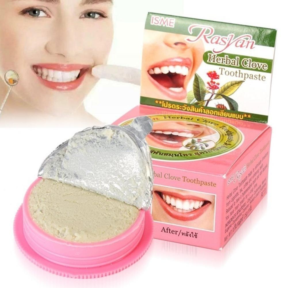 1 pçs natural rasyan erval cra - Teeth Whitening In Thailand avaliação e preço