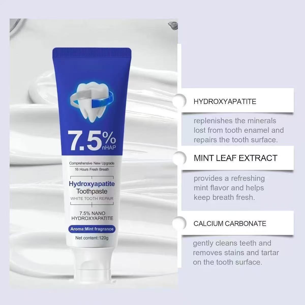 Pasta de Dente com 7,5% de Nan - Teeth Whitening Cream avaliação e preço