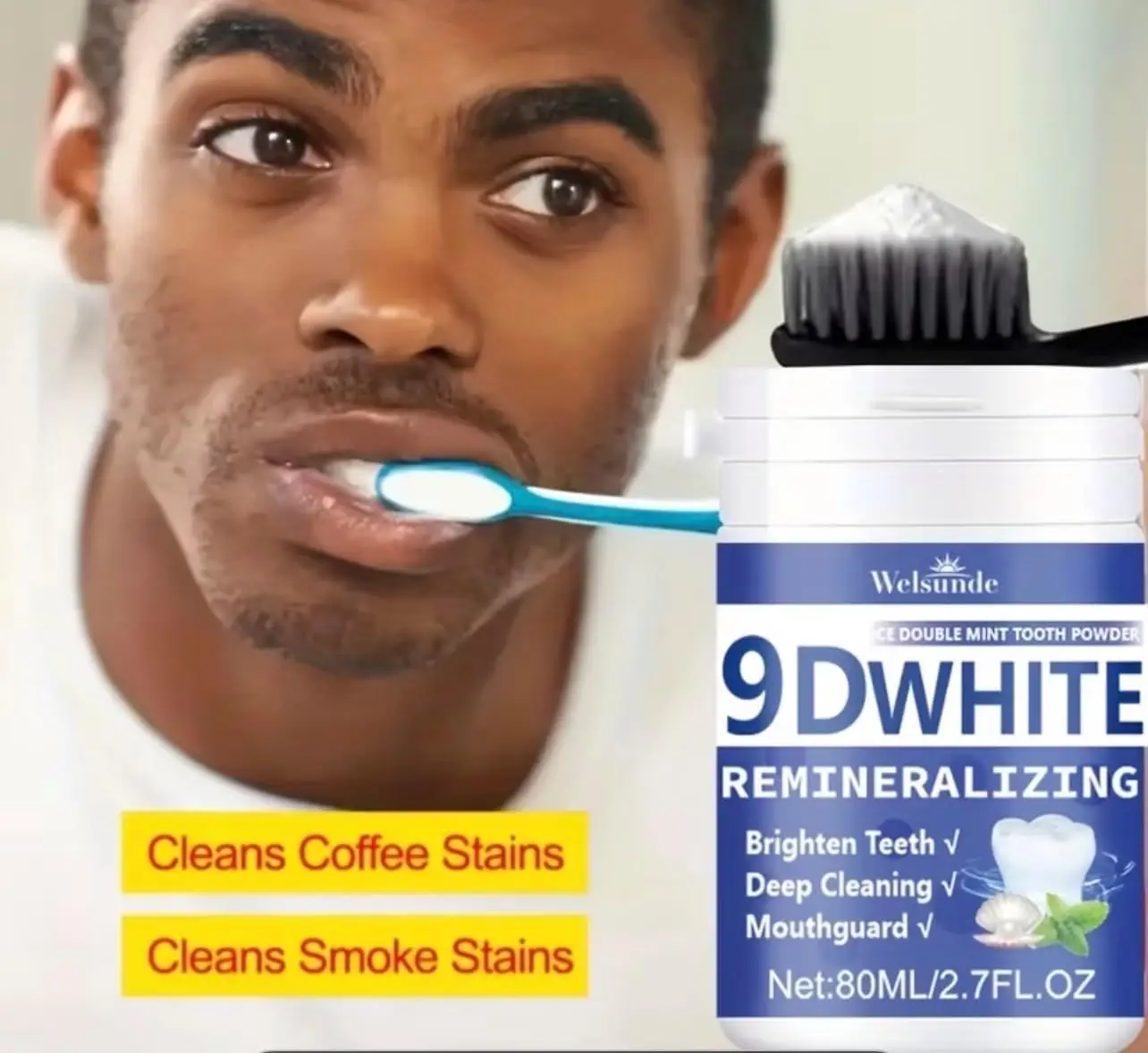 Pó Dental Remineralizante 9D c - Teeth Whitening Near Me avaliação e preço