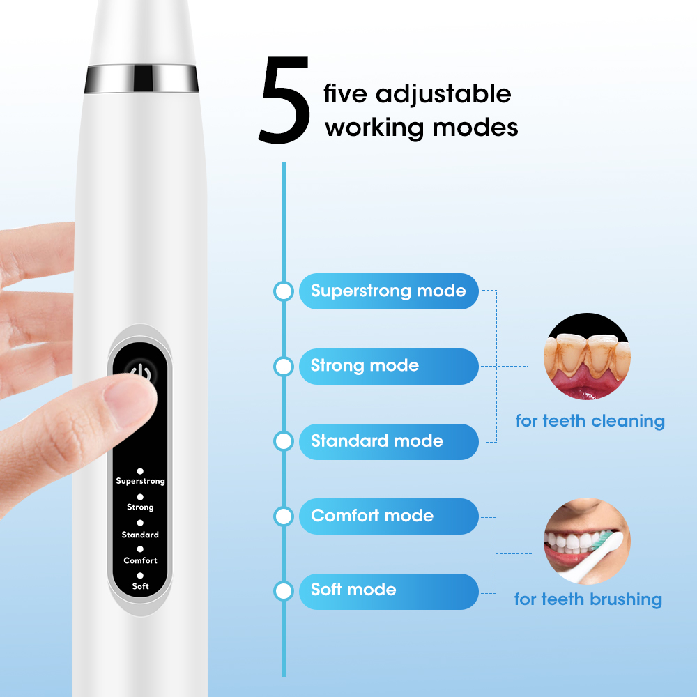 Scaler dental sonic elétrica 5 - Teeth Whitening Express avaliação e preço